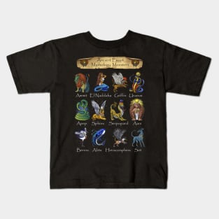 Ancient Egypt Mythology Creatures Kids T-Shirt